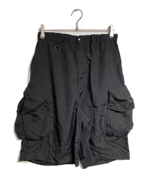 YOKE（ヨーク）YOKE (ヨーク) NYLON MULTI POCKETS UTILITY SHORTS/ナイロン マルチポケット ユーティリティショーツ ブラック サイズ:3の古着・服飾アイテム