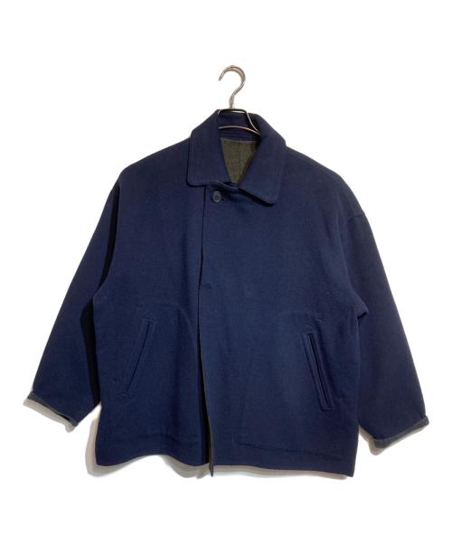 plantation（プランテーション）plantation (プランテーション) ウールトーンリバーブルゾン ブラック サイズ:XLの古着・服飾アイテム