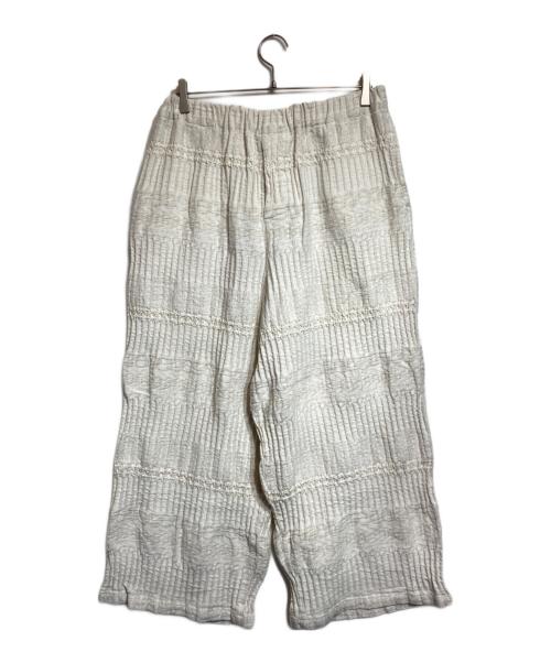 plantation（プランテーション）plantation (プランテーション) S BIZENガンジーWAVEパンツ ホワイト サイズ:XLの古着・服飾アイテム