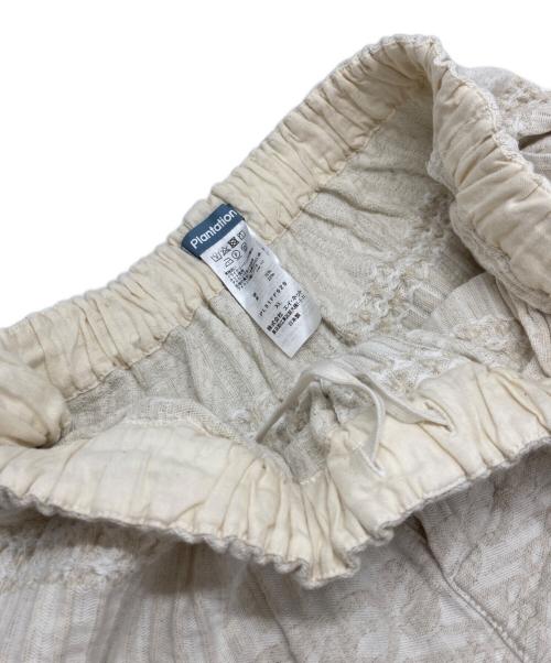 plantation（プランテーション）plantation (プランテーション) S BIZENガンジーWAVEパンツ ホワイト サイズ:XLの古着・服飾アイテム