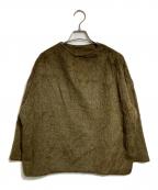 HaaTハート）の古着「アルパカシャギージカットソー」｜オリーブ