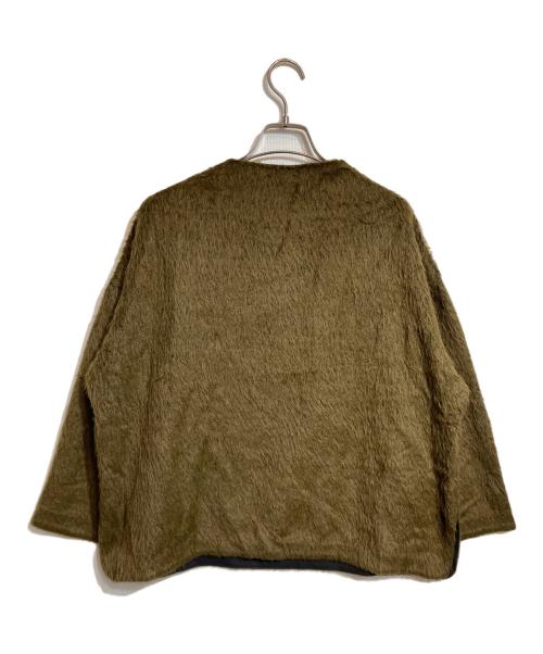 HaaT（ハート）HaaT (ハート) アルパカシャギージカットソー オリーブ サイズ:2の古着・服飾アイテム