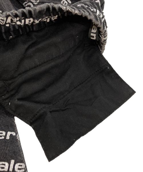 ALEXANDER WANG（アレキサンダー・ワン）ALEXANDER WANG (アレキサンダー・ワン) ロゴジョガーデニム ブラック サイズ:XXSの古着・服飾アイテム