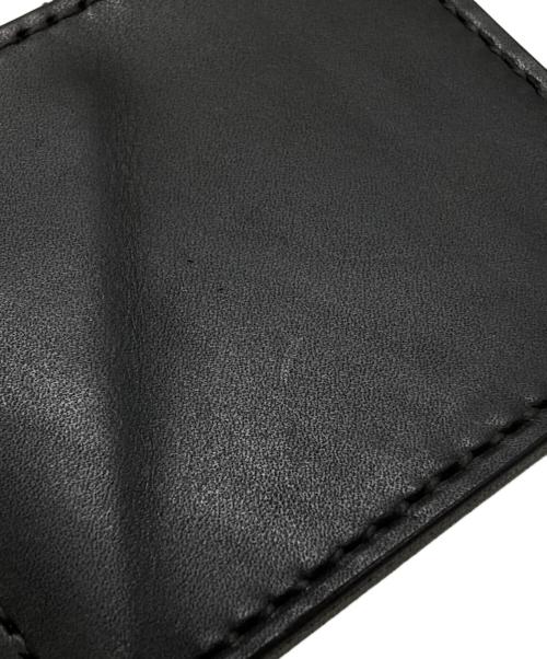 WEIRDO（ウィアード）WEIRDO (ウィアード) レザーハーフウォレット ブラックの古着・服飾アイテム