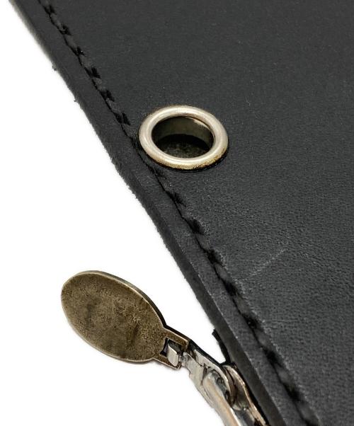 WEIRDO（ウィアード）WEIRDO (ウィアード) レザーハーフウォレット ブラックの古着・服飾アイテム