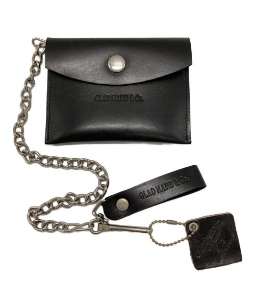 GLAD HAND（グラッドハンド）GLAD HAND (グラッドハンド) NORTH&JUDD CARD WALLET CHAIN ブラックの古着・服飾アイテム