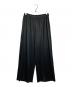 PLEATS PLEASE（プリーツプリーズ）の古着「プリーツワイドスリットパンツ」｜ブラック