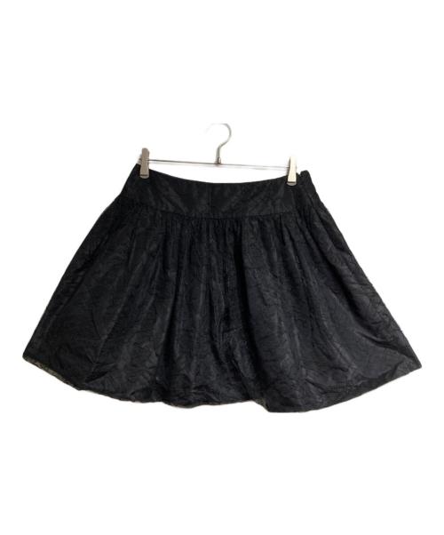 Christian Dior（クリスチャン ディオール）Christian Dior (クリスチャン ディオール) レースフレアスカート/Lace flared skirt ブラック サイズ:38の古着・服飾アイテム