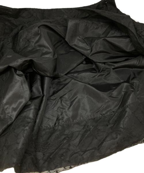 Christian Dior（クリスチャン ディオール）Christian Dior (クリスチャン ディオール) レースフレアスカート/Lace flared skirt ブラック サイズ:38の古着・服飾アイテム