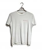 MARNIマルニ）の古着「ロゴプリントＴシャツ/logo graphic T-shirt」｜グレー