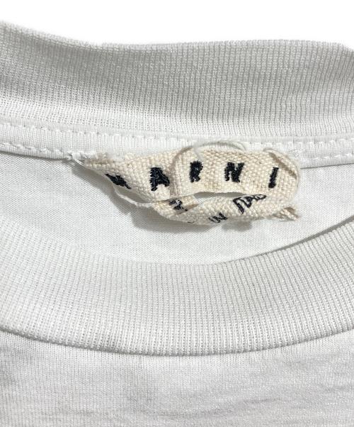 MARNI（マルニ）MARNI (マルニ) ロゴプリントＴシャツ/logo graphic T-shirt グレー サイズ:44の古着・服飾アイテム