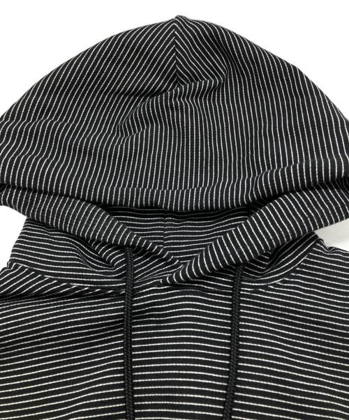 ENNOY（エンノイ）ENNOY (エンノイ) Border Hoodie Sweat ブラック×ホワイト サイズ:Ｍの古着・服飾アイテム