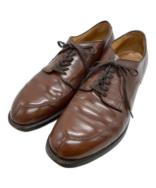 Alden（オールデン）Alden (オールデン) カーフスキンVチップレザーシューズ ブラウン サイズ:9・B/Dの古着・服飾アイテム