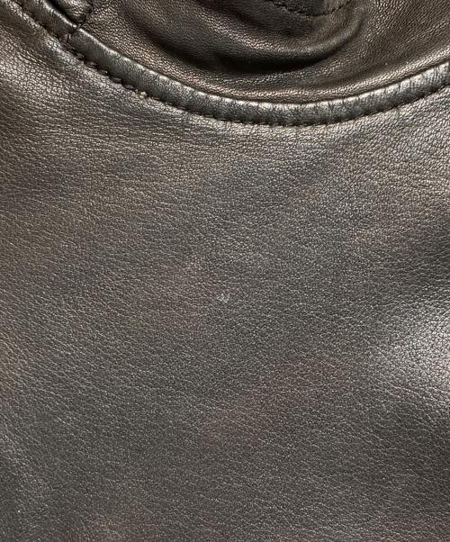 CHRISTIAN PEAU（クリスチャンポー）CHRISTIAN PEAU (クリスチャンポー) レザーライダースジャケット ブラック サイズ:38の古着・服飾アイテム