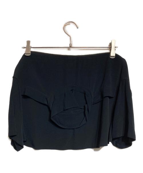 UNDERCOVER（アンダーカバー）UNDERCOVER (アンダーカバー) シャツドッキングパンツ/shirt parts docking pants ブラック サイズ:2の古着・服飾アイテム