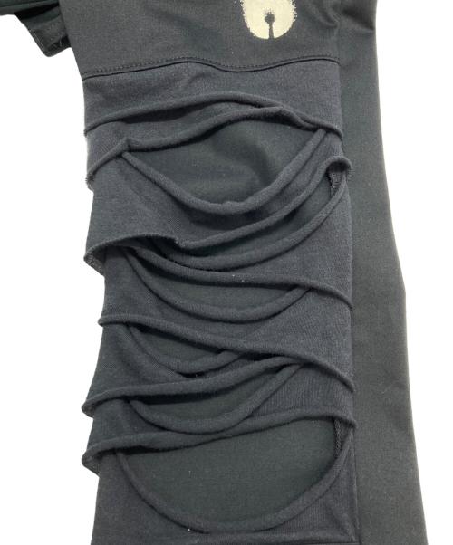 UNDERCOVER（アンダーカバー）UNDERCOVER (アンダーカバー) シャツドッキングパンツ/shirt parts docking pants ブラック サイズ:2の古着・服飾アイテム