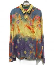 SUPREME（シュプリーム）の古着「Batik Print Rayon Shirt」｜レッド×イエロー