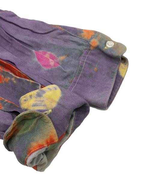 SUPREME（シュプリーム）Supreme (シュプリーム) Batik Print Rayon Shirt レッド×イエロー サイズ:Ｌの古着・服飾アイテム