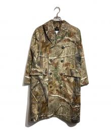 MACKINTOSH×HYKE（マッキントッシュ×ハイク）の古着「カモフラデザインコート」｜カーキ