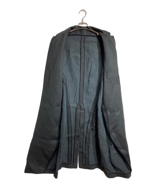 DEVOA（デヴォア）DEVOA (デヴォア) 強燃コットンツイルコート/High-Twist Cotton Twill Coat  ブラック サイズ:3の古着・服飾アイテム