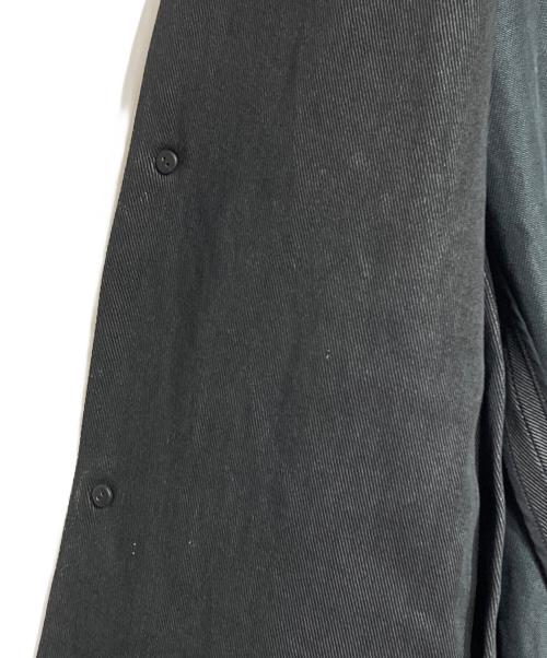 DEVOA（デヴォア）DEVOA (デヴォア) 強燃コットンツイルコート/High-Twist Cotton Twill Coat  ブラック サイズ:3の古着・服飾アイテム