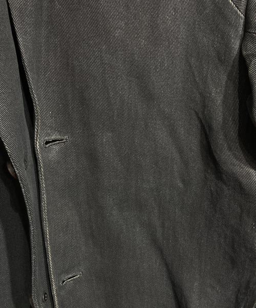 DEVOA（デヴォア）DEVOA (デヴォア) 強燃コットンツイルコート/High-Twist Cotton Twill Coat  ブラック サイズ:3の古着・服飾アイテム