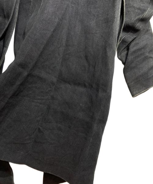 DEVOA（デヴォア）DEVOA (デヴォア) 強燃コットンツイルコート/High-Twist Cotton Twill Coat  ブラック サイズ:3の古着・服飾アイテム
