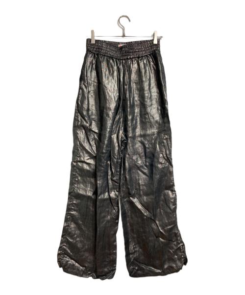 masu（エムエーエスユー）MASU (エムエーエスユー) METALLIC EASY PANTS/メタリックイージーパンツ シルバー サイズ:46の古着・服飾アイテム