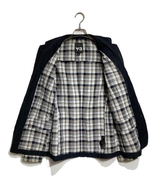 Y-3（ワイスリー）Y-3 (ワイスリー) 切替テーラードジャケット/Color-block Tailored Jacket ブラック サイズ:Mの古着・服飾アイテム