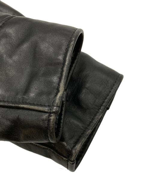 Schott（ショット）Schott (ショット) ライナー付シングルレザージャケット ブラック サイズ:36の古着・服飾アイテム