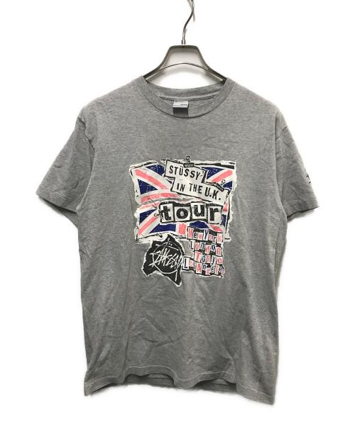 stussy（ステューシー）stussy (ステューシー) ツアーTee グレー サイズ:Mの古着・服飾アイテム