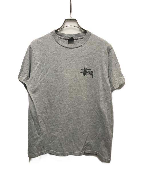 stussy（ステューシー）stussy (ステューシー) ファイヤードラゴンTee グレー サイズ:Lの古着・服飾アイテム