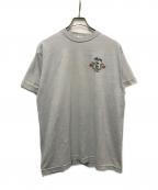 stussyステューシー）の古着「スカルフラワーTee」｜ブルー