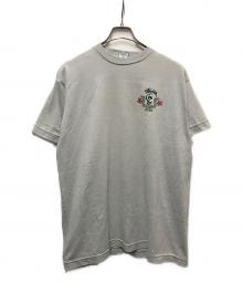 stussy（ステューシー）の古着「スカルフラワーTee」｜ブルー