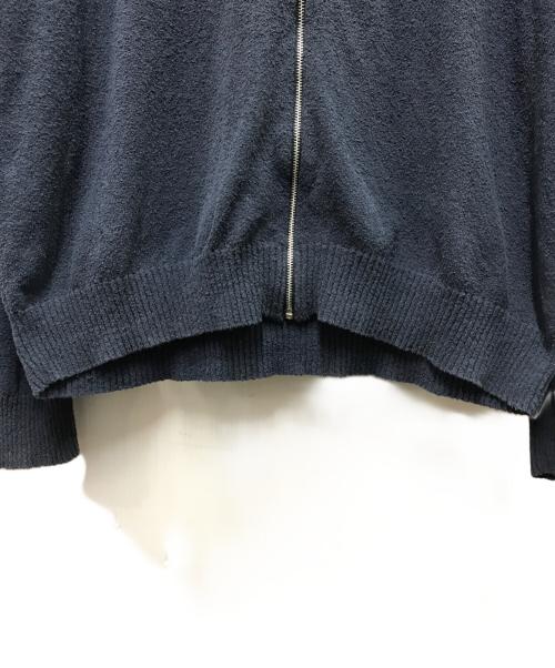 stussy（ステューシー）stussy (ステューシー) LIGHT WEIGHT LS ZIP POLO ネイビー サイズ:Lの古着・服飾アイテム