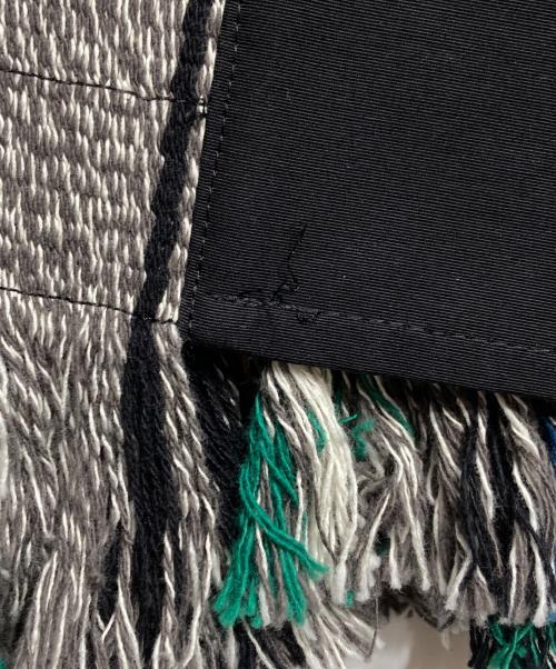 sacai（サカイ）sacai (サカイ) Rug Jacquard Knit Skirt/ラグジャカードニットスカート グリーン サイズ:2の古着・服飾アイテム