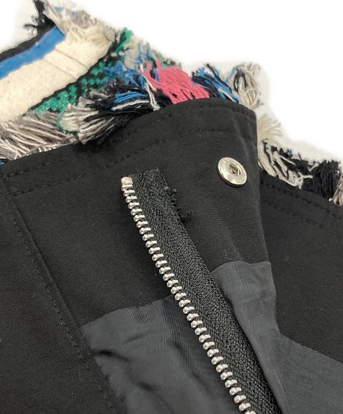 sacai（サカイ）sacai (サカイ) Rug Jacquard Knit Skirt/ラグジャカードニットスカート グリーン サイズ:2の古着・服飾アイテム