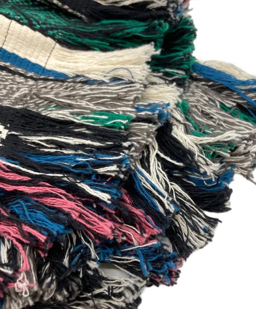 sacai（サカイ）sacai (サカイ) Rug Jacquard Knit Skirt/ラグジャカードニットスカート グリーン サイズ:2の古着・服飾アイテム