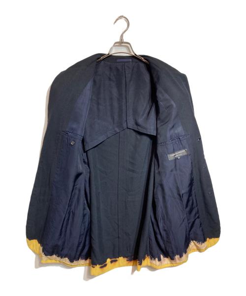 COMME des GARCONS HOMME PLUS（コムデギャルソンオムプリュス）COMME des GARCONS HOMME PLUS (コムデギャルソンオムプリュス) ブリーチテーラードジャケット ブラック サイズ:Ｍの古着・服飾アイテム