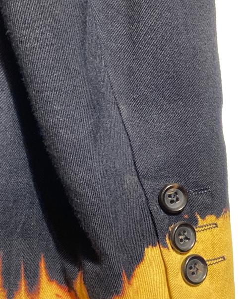 COMME des GARCONS HOMME PLUS（コムデギャルソンオムプリュス）COMME des GARCONS HOMME PLUS (コムデギャルソンオムプリュス) ブリーチテーラードジャケット ブラック サイズ:Ｍの古着・服飾アイテム