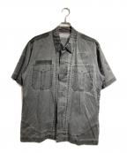 UNDERCOVERアンダーカバー）の古着「トロンプルイユS/Sシャツ/Trompe l’oeil  shirt」｜グレー