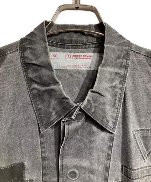 UNDERCOVER（アンダーカバー）UNDERCOVER (アンダーカバー) トロンプルイユS/Sシャツ/Trompe l’oeil  shirt グレー サイズ:Lの古着・服飾アイテム