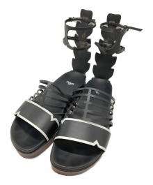 FENDI（フェンディ）の古着「GLADIATOR SANDALS / グラディエーターサンダル」｜ブラック