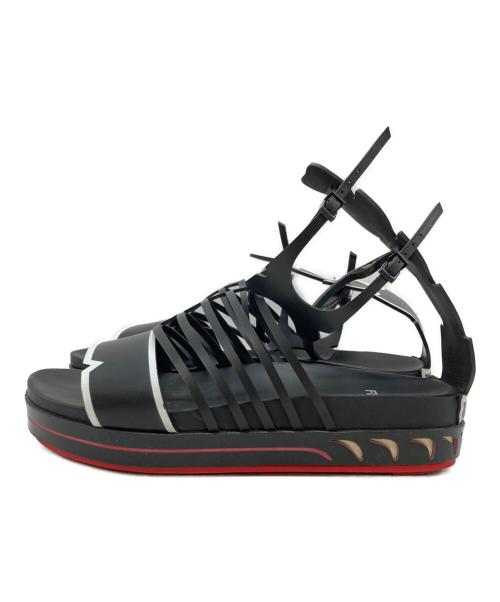FENDI（フェンディ）FENDI (フェンディ) GLADIATOR SANDALS / グラディエーターサンダル ブラック サイズ:38の古着・服飾アイテム