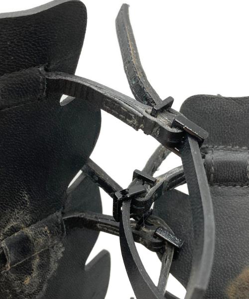 FENDI（フェンディ）FENDI (フェンディ) GLADIATOR SANDALS / グラディエーターサンダル ブラック サイズ:38の古着・服飾アイテム