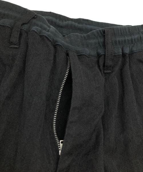 REGULATION Yohji Yamamoto（レギュレーションヨウジヤマモト）REGULATION Yohji Yamamoto (レギュレーションヨウジヤマモト) ウールヘリンボンカーゴパンツ ブラック サイズ:1の古着・服飾アイテム