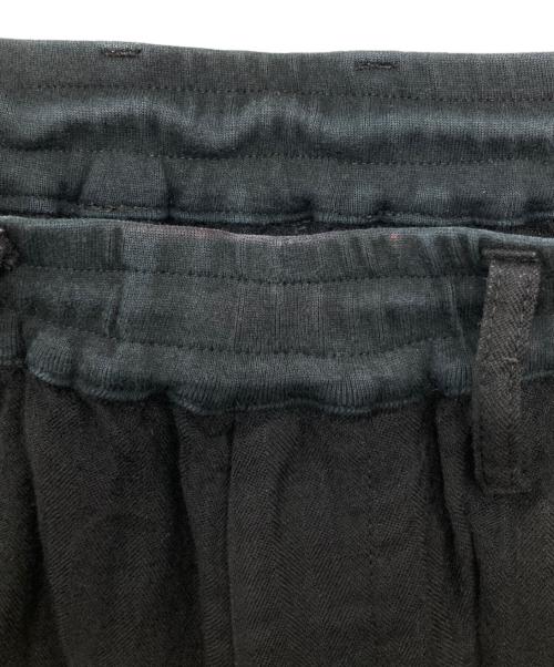REGULATION Yohji Yamamoto（レギュレーションヨウジヤマモト）REGULATION Yohji Yamamoto (レギュレーションヨウジヤマモト) ウールヘリンボンカーゴパンツ ブラック サイズ:1の古着・服飾アイテム