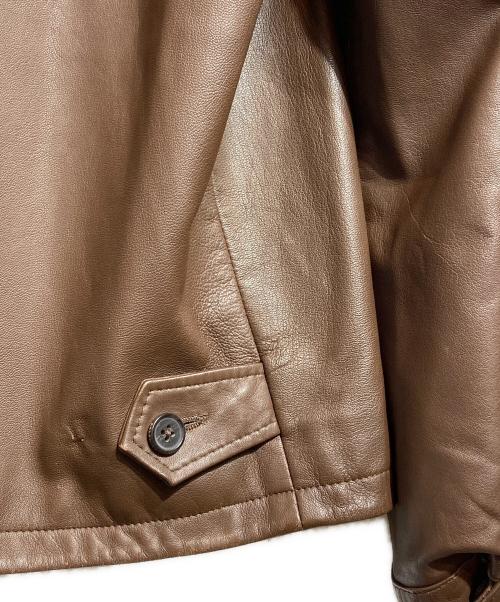 POLO RALPH LAUREN（ポロ・ラルフローレン）POLO RALPH LAUREN (ポロ・ラルフローレン) スウィングレザーブルゾン ブラウン サイズ:Ｍの古着・服飾アイテム