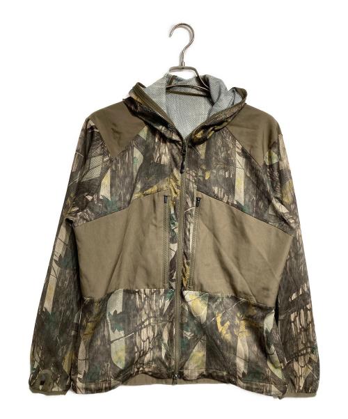 Snow peak（スノーピーク）snow peak (スノーピーク) Printed Insect Shield Mesh Jacket./プリント インセクトシールド メッシュジャケット グリーン サイズ:Mの古着・服飾アイテム