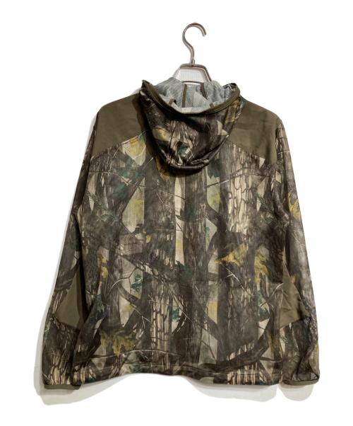 Snow peak（スノーピーク）snow peak (スノーピーク) Printed Insect Shield Mesh Jacket./プリント インセクトシールド メッシュジャケット グリーン サイズ:Mの古着・服飾アイテム